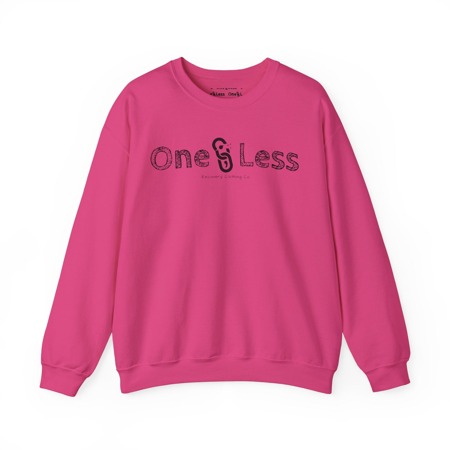 One Less Recovery Clothing Co. Chest Logo Only - Sweatshirt