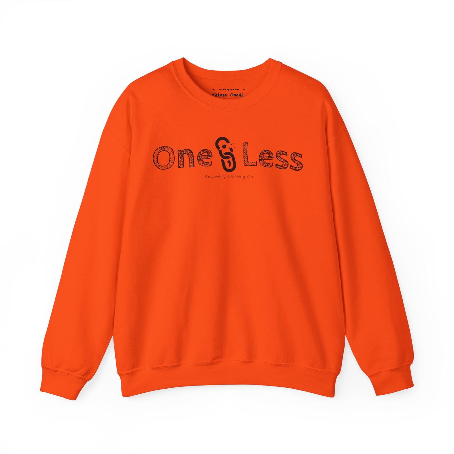 One Less Recovery Clothing Co. Chest Logo Only - Sweatshirt