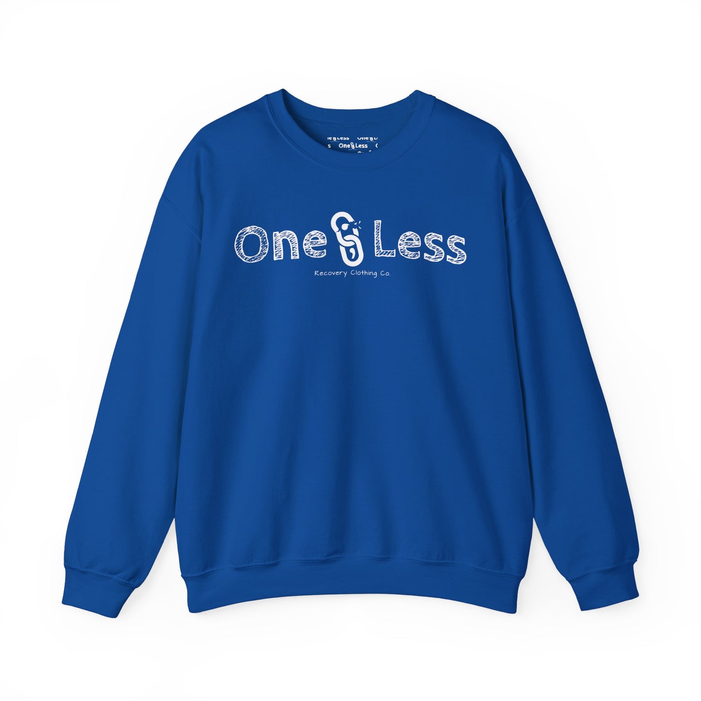 One Less Recovery Clothing Co. Chest Logo Only - Sweatshirt