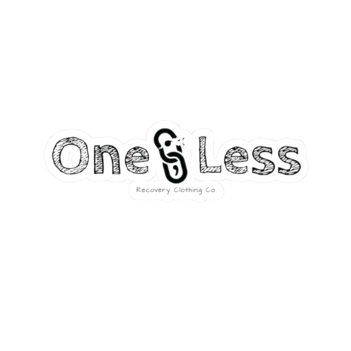 Sticker - One Less Recovery Clothing Co. Logo