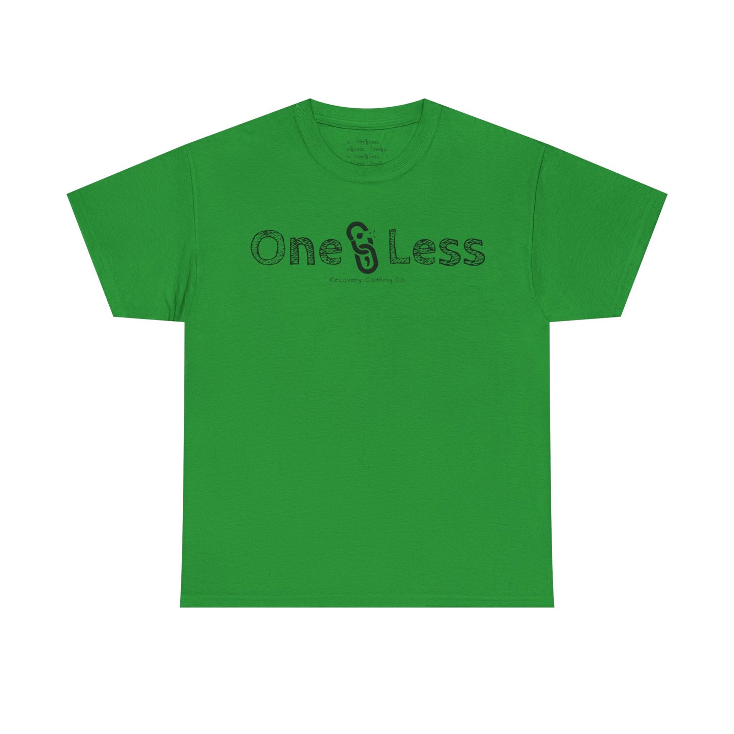 One Less Recovery Clothing Co. Chest Logo Only - T-Shirt