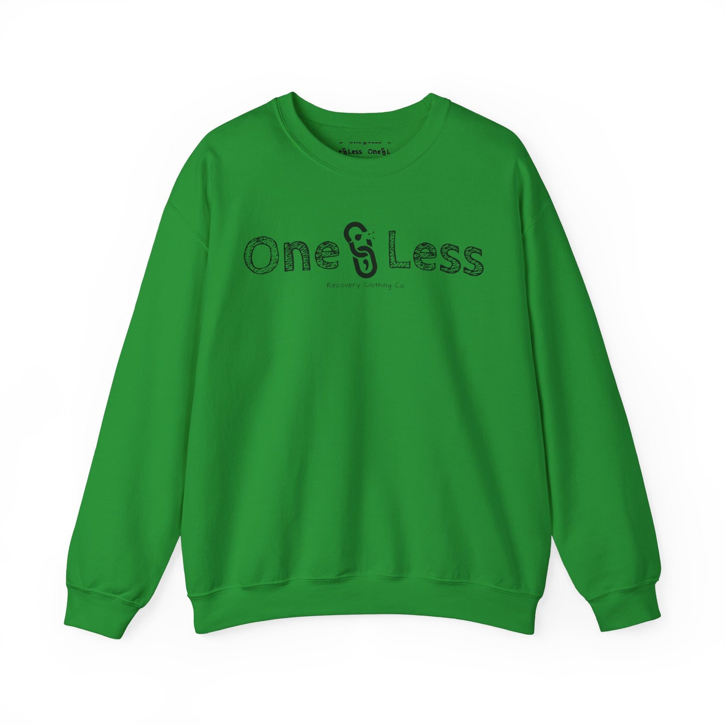 One Less Recovery Clothing Co. Chest Logo Only - Sweatshirt