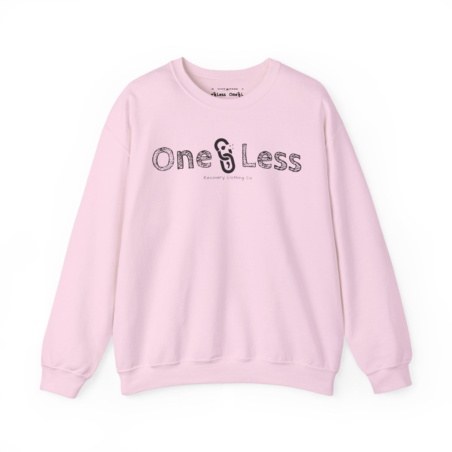 One Less Recovery Clothing Co. Chest Logo Only - Sweatshirt