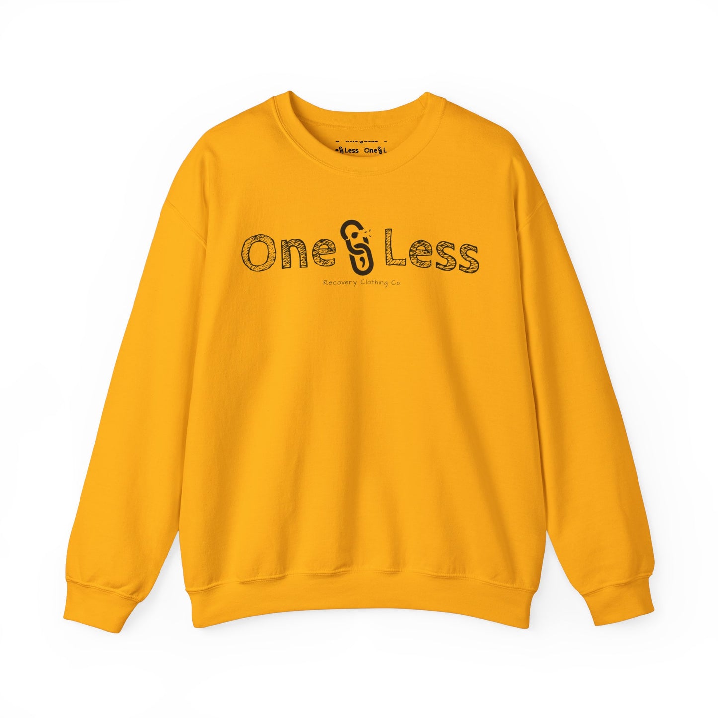 One Less Recovery Clothing Co. Chest Logo Only - Sweatshirt
