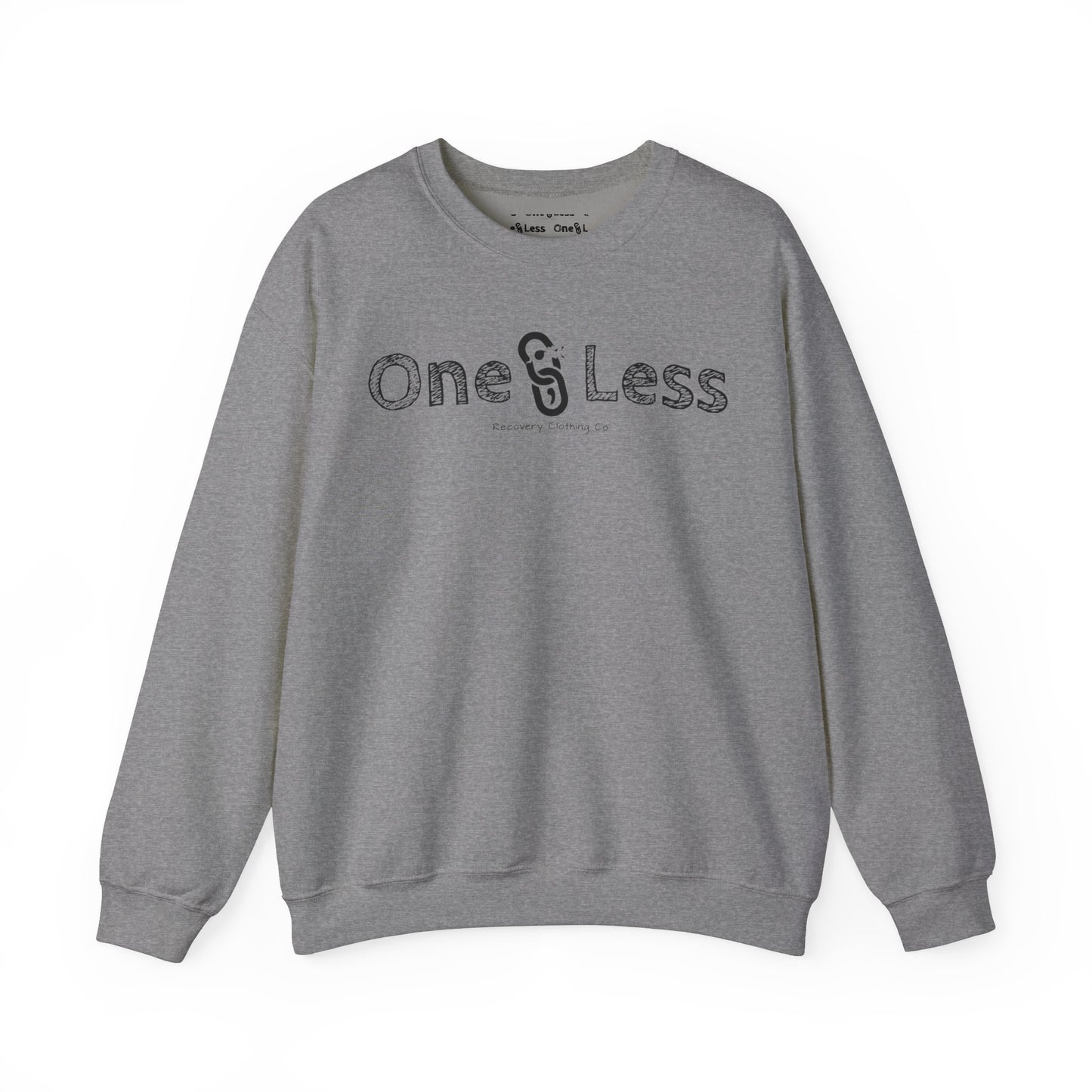 One Less Recovery Clothing Co. Chest Logo Only - Sweatshirt