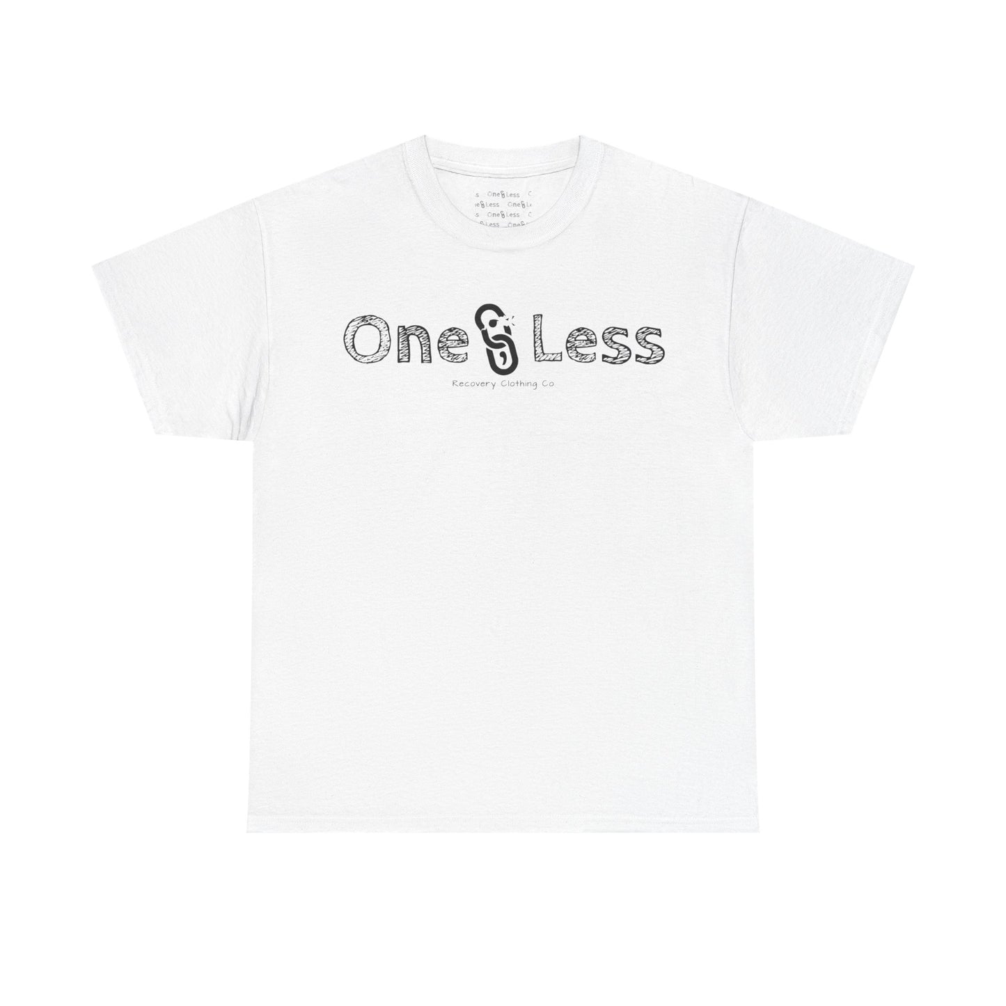 One Less Recovery Clothing Co. Chest Logo Only - T-Shirt