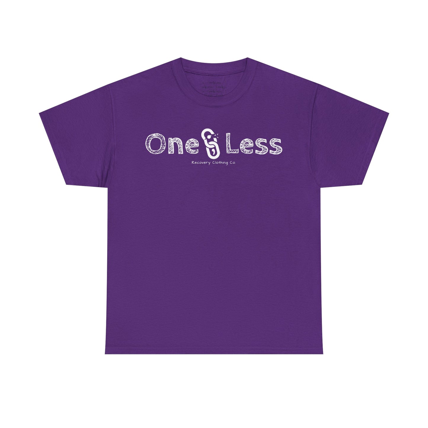 One Less Recovery Clothing Co. Chest Logo Only - T-Shirt