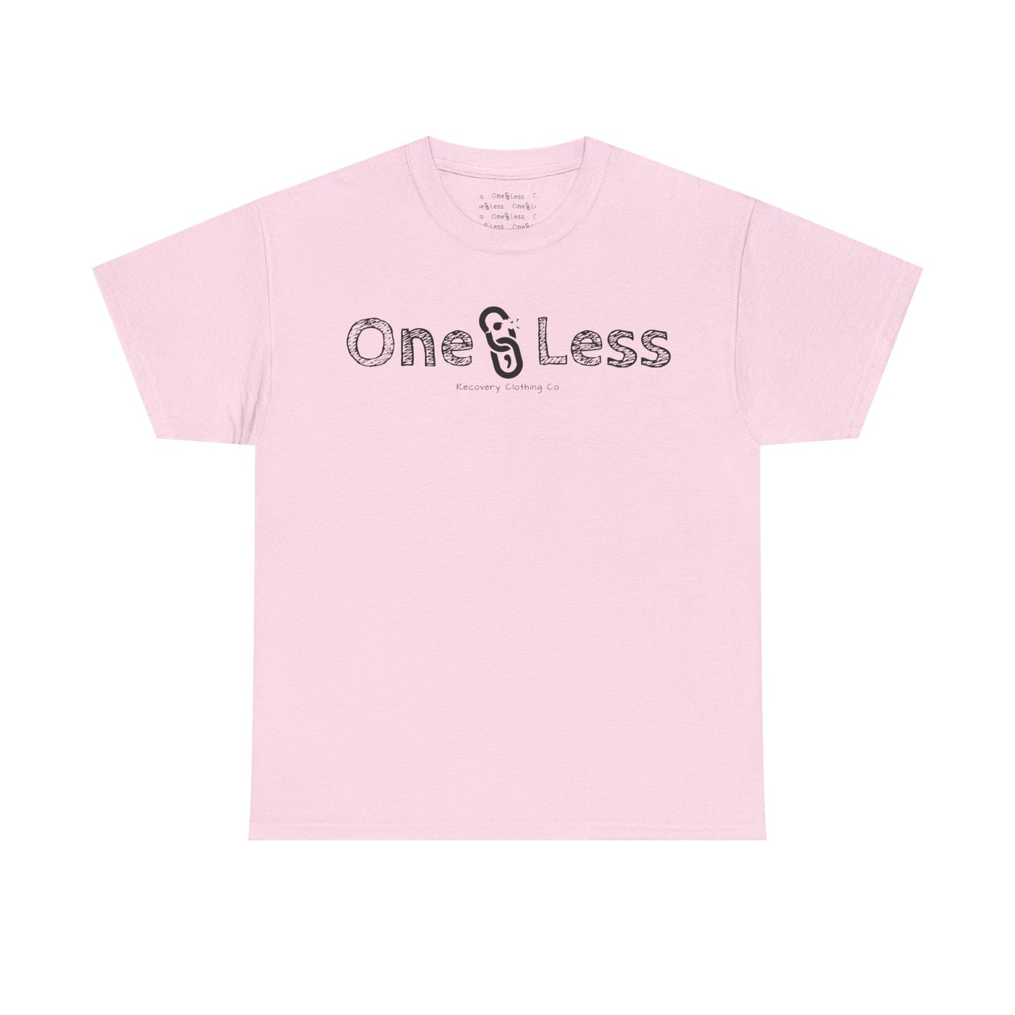 One Less Recovery Clothing Co. Chest Logo Only - T-Shirt