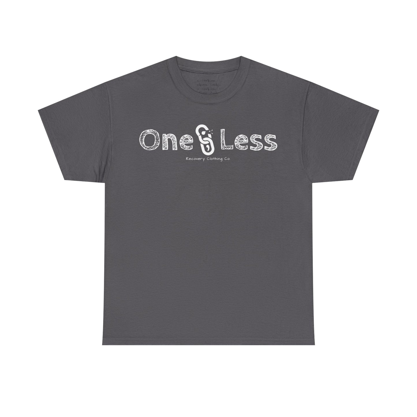 One Less Recovery Clothing Co. Chest Logo Only - T-Shirt
