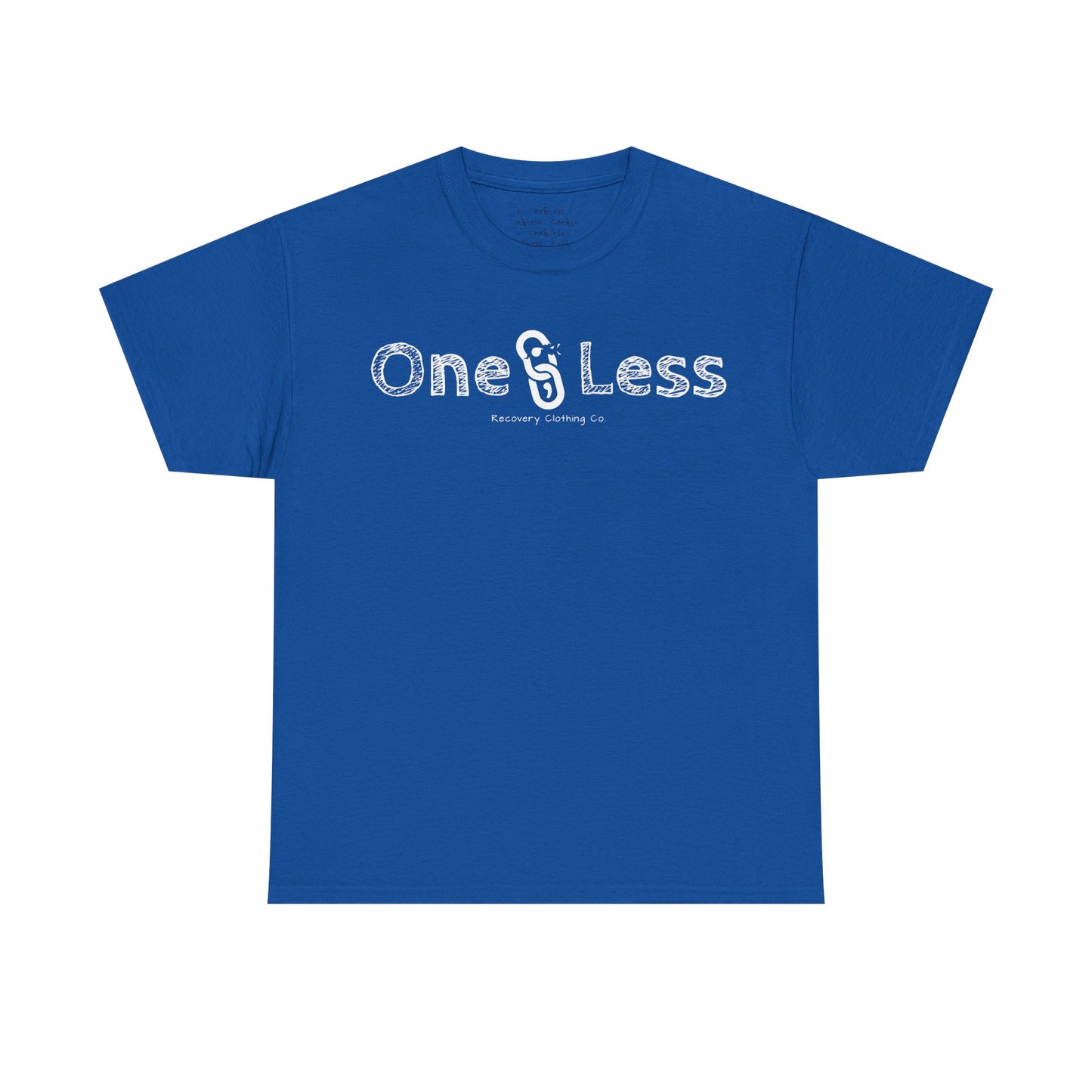 One Less Recovery Clothing Co. Chest Logo Only - T-Shirt