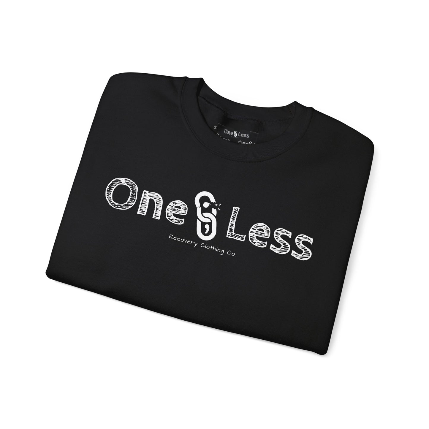One Less Recovery Clothing Co. Chest Logo Only - Sweatshirt