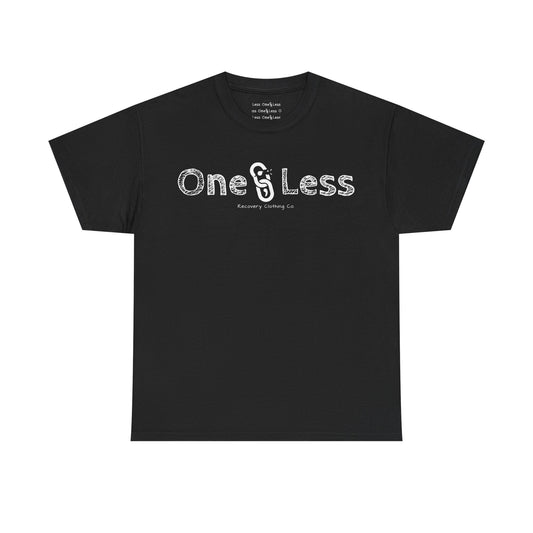 One Less Recovery Clothing Co. Chest Logo Only - T-Shirt